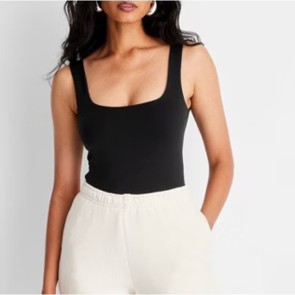 A new day black soft tank